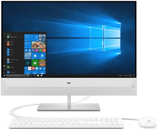 

HP Pavilion 27 I 27-xa0097ur AiO 27"(1920x1080)/Intel Core i3 9100T(3.1Ghz)/8192Mb/1000Gb/noDVD/Int:Intel HD Graphics 630/Cam/BT/WiFi/war 1y/7.65kg/Snowflake White/W10 + kbd/mouse