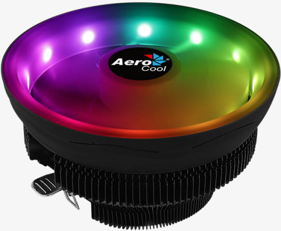 Устройство охлаждения(кулер) Aerocool Core Plus Soc-FM2+/AM2+/AM3+/AM4/1150/1151/1155/ 4-pin 15-25dB Al 110W 305gr LED Ret