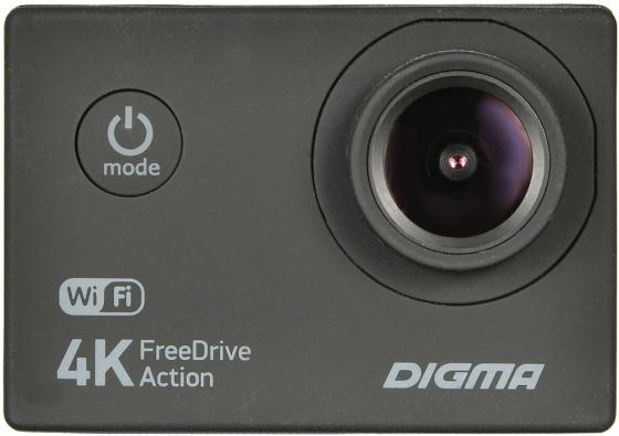 Видеорегистратор Digma FreeDrive Action 4K WiFi черный 8Mpix 2160x3840 2160p 140гр.