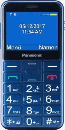 Телефон Panasonic TU150 синий 2.4" Bluetooth
