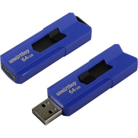 

Внешний накопитель 64Gb USB Drive &lt;USB2.0&gt; Smartbuy STREAM Blue (SB64GBST-B)