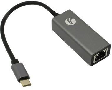 Кабель-переходник USB 3.1 Type-C -->RJ-45 1000Mbps Ethernet, Aluminum Shell, 0.15м VCOM <DU320M>