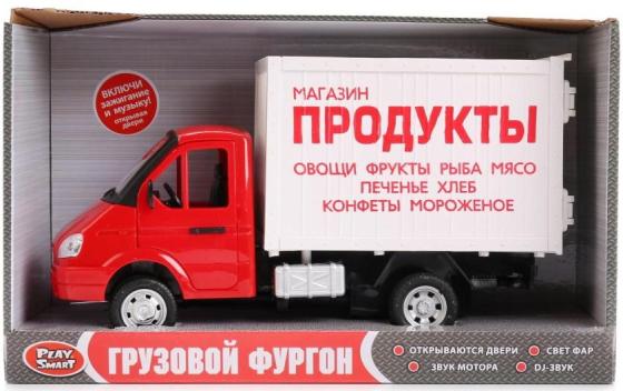 

МАШИНА ИНЕРЦ. ФУРГОН ПРОДУКТЫ, СВЕТ+ЗВУК, ОТКРЫВ. ДВЕРИ, РУСС. СЕРИЯ 9077-A В РУСС. КОР в кор.2*12шт