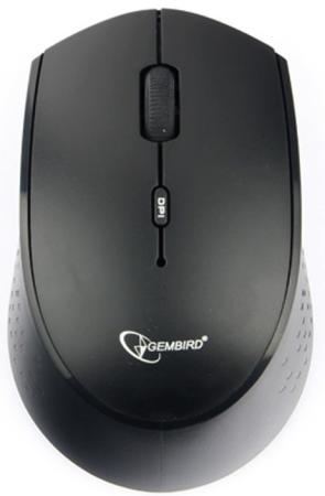Gembird MUSW-351 {Мышь беспроводная, Bluetooth v.3.0, черный, встроенный аккумулятор, 3 кнопки+колесо-кнопка, 1600 DPI, блистер}