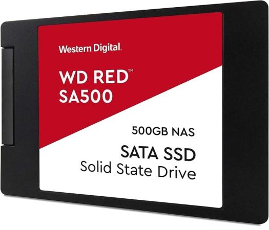 Твердотельный накопитель SSD 2.5" 500 Gb Western Digital Red SA500 Read 560Mb/s Write 530Mb/s 3D NAND TLC WDS500G1R0A