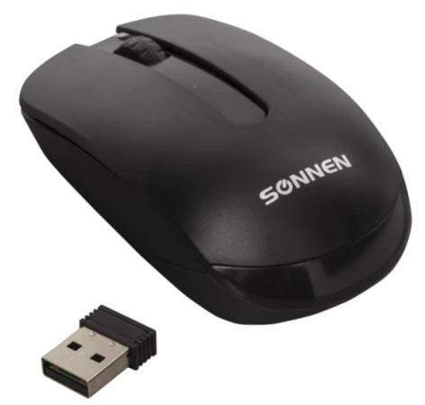Мышь беспроводная Sonnen M-3032 чёрный USB