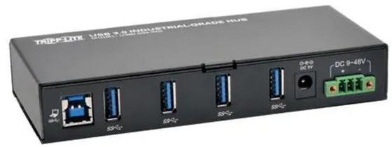 Разветвитель USB 3.0 Tripplite U360-004-IND 4порт. черный