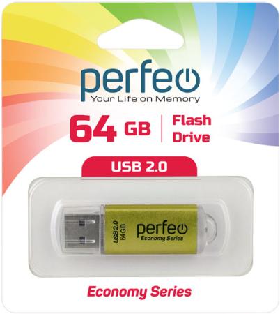 

Perfeo USB Drive 64GB E01 Gold PF-E01Gl064ES