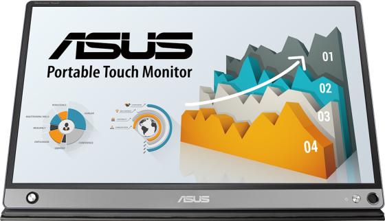 Монитор 16" ASUS ZenScreen Touch MB16AMT cерый IPS 1920x1080 250 cd/m^2 5 ms HDMI USB Type-C 90LM04S0-B01170