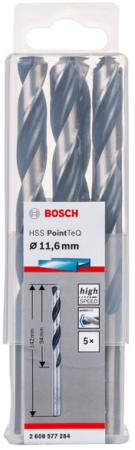 

5 HSS PointTeQ сверл 11.6 мм 2608577284 BOSCH