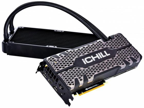 

Видеокарта 11Gb &lt;PCI-E&gt; Inno3D GeForce RTX 2080 Ti iChiLL Black C208TB-11D6X-11500004 &lt;RTX2080Ti, GDDR6, 352bit, HDCP, HDMI, 3xDP, Retail&gt;