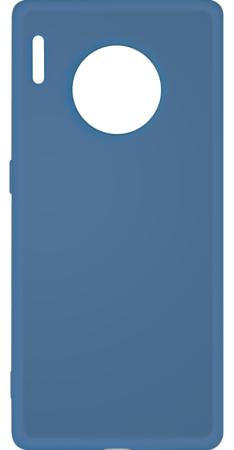 Чехол-накладка для Huawei Mate 30 Pro DF hwOriginal-06 Blue клип-кейс, силикон, микрофибра