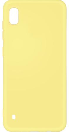 Чехол-накладка для Samsung Galaxy A10 DF sOriginal-01 Yellow клип-кейс, силикон, микрофибра