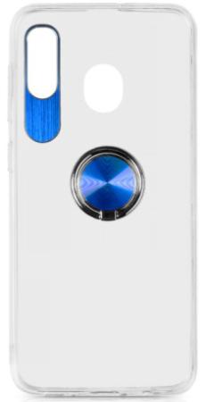 Чехол с кольцом-держателем для Samsung Galaxy A20/A30 DF sTRing-02 (blue)