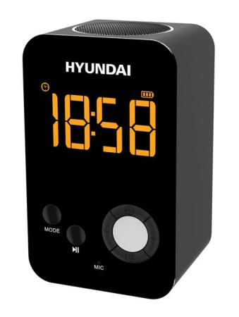 Радиобудильник Hyundai H-RCL300 чёрный