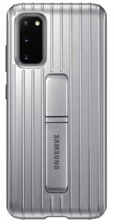 

Чехол (клип-кейс) Samsung для Samsung Galaxy S20 Protective Standing Cover серебристый (EF-RG980CSEGRU)