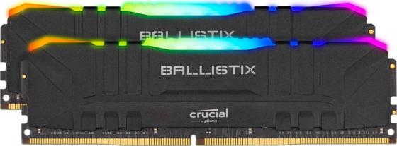 

Crucial 16GB Kit (8GBx2) DDR4 3200MT/s CL16 Unbuffered DIMM 288 pin Ballistix Black RGB