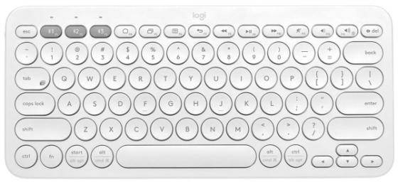 Клавиатура беспроводная Logitech K380 Bluetooth белый  920-009589