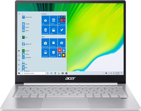 Ноутбук Acer Swift 3 SF313-52-53GG 13.5" 2256x1504 Intel Core i5-1035G4 512 Gb 8Gb WiFi (802.11 b/g/n/ac/ax) Intel Iris Graphics серебристый Windows 10 NX.HQWER.006