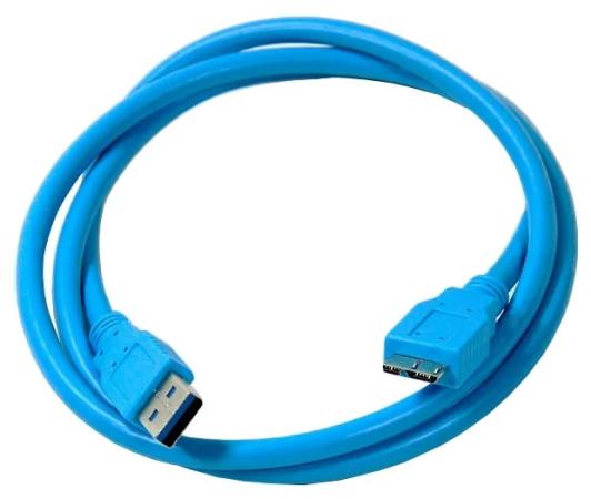 Кабель USB 3.0 microBM 1м VCOM Telecom TUS717-1M круглый синий