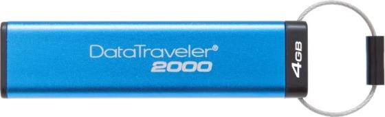 Внешний накопитель 4GB USB Drive <USB 3.1> Kingston DataTraveler DT2000 с алфавитно-цифровой клавиатурой (DT2000/4GB)