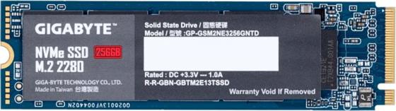Твердотельный накопитель SSD M.2 256 Gb GigaByte NVMe SSD Read 1700Mb/s Write 1100Mb/s 3D NAND TLC GP-GSM2NE3256GNTD