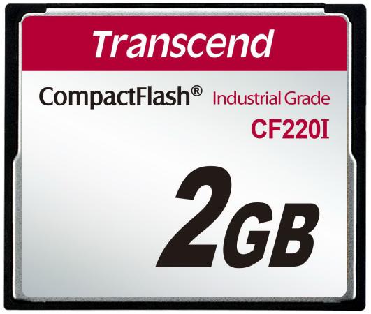 Промышленная карта памяти CompactFlash Transcend 220I, 2 Гб SLC, темп. режим от -40? до +85?