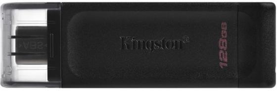 Флешка 128Gb Kingston DataTraveler 70 USB Type-C черный флешка usb kingston datatraveler microduo 3 g2 128гб usb3 0 черный [dtduo3g2 128gb]