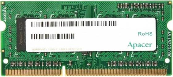 Оперативная память для ноутбука 4Gb (1x4Gb) PC3-10666 1333MHz DDR3 SO-DIMM CL11 Apacer AS04GFA60CATBGC DS.04G2K.KAM