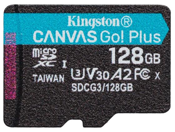 Флеш карта microSDXC 128Gb  Kingston, UHS-II Class U3 V30 A2, чтение: 170Мб/с, запись: 90Мб/с, без адаптера <SDCG3/128GBSP>