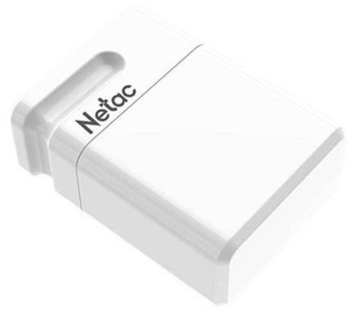 Флеш Диск Netac U116 16Gb <NT03U116N-016G-30WH>, USB3.0, миниатюрная пластиковая белая флешка netac u116 3 0 64 gb белый