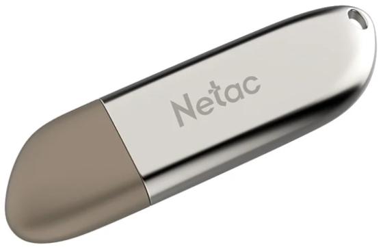 Фото - Флешка 128Gb Netac U352 USB 3.0 серебристый флешка netac u785с 32 gb жемчужный никель