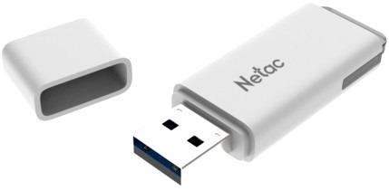 Фото - Флешка 32Gb Netac U185 USB 3.0 белый флешка netac u116 3 0 64 gb белый