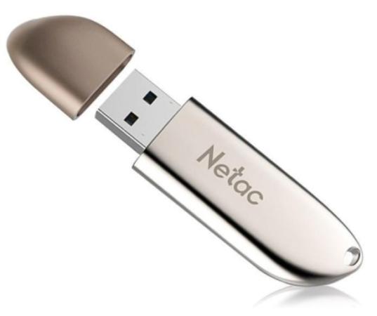 Фото - Флешка 32Gb Netac U352 USB 3.0 USB Type-C серебристый флешка netac u785с 32 gb жемчужный никель