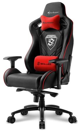 Кресло для геймеров Sharkoon Shark Skiller SGS4 чёрный с красным