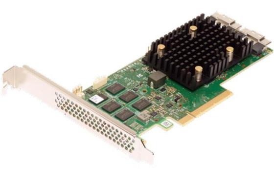SAS 9500-8i SGL (05-50077-03) PCIe v4 x8 LP, Tri-Mode SAS/SATA/NVMe 12G HBA, 8port(2*int SFF8654), 3808 IOC, RTL {5}