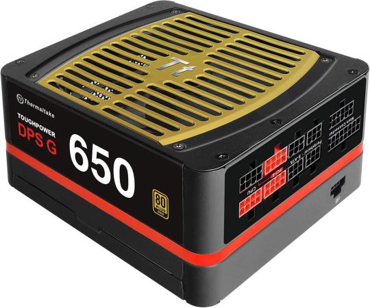 Блок питания Thermaltake ATX 650W Toughpower Grand DPS G 80+ gold (24+4+4pin) APFC 140mm fan color LED 8xSATA Cab Manag RTL