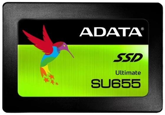 Твердотельный накопитель SSD 2.5" 240 Gb A-Data Ultimate SU655 Read 520Mb/s Write 450Mb/s 3D NAND TLC ASU655SS-240GT-C