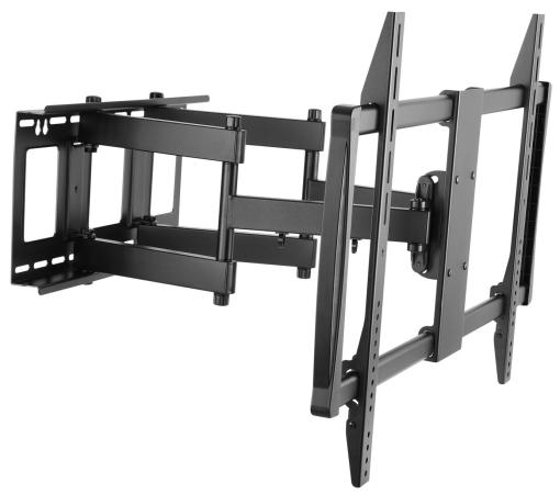 Кронштейн для телевизора Ultramounts UM 914 черный 60"-100" макс.80кг настенный поворотно-выдвижной и наклонный