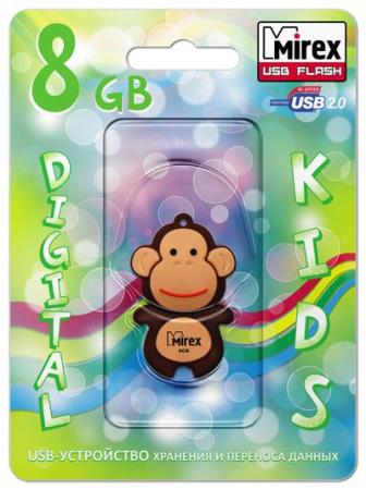 Фото - Флеш накопитель 8GB Mirex Monkey, USB 2.0, Коричневый monkey support style parent child family diy craft assembled model toys