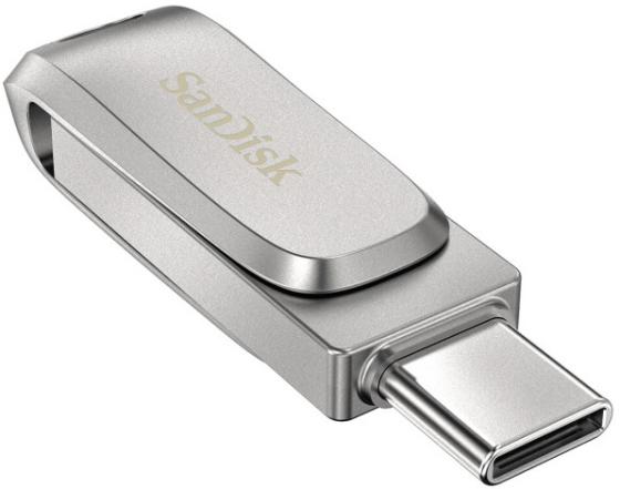 Фото - Флеш накопитель 64GB SanDisk Ultra Dual Drive Luxe, USB 3.1 - USB Type-C usb флешка sandisk ultra dual drive usb type c 64gb серый