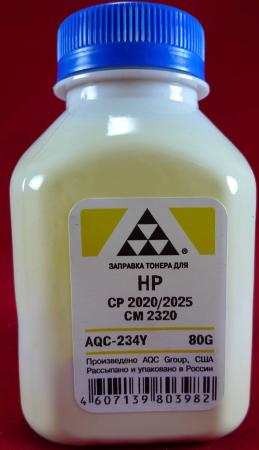 Тонер для картриджей CC532A/CE412A Yellow (фл. 80г) AQC-США фас.Россия