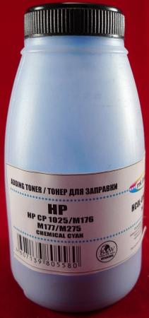 Тонер для картриджей CE311A Cyan, химический (фл. 26г) B&W Premium Mitsubishi/MKI фас.Россия