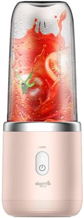 Блендер портативный Deerma Juice blender NU05 140Вт розовый