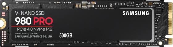 Твердотельный накопитель SSD M.2 500 Gb Samsung 980 PRO Read 7000Mb/s Write 5000Mb/s 3D NAND TLC MZ-V8P500BW