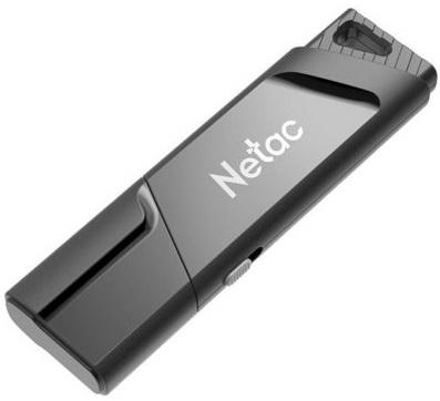 Флешка 64Gb Netac U336S USB 3.0 черный флешка netac u116 3 0 64 gb белый