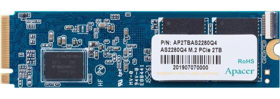 Твердотельный накопитель SSD M.2 2 Tb Apacer AS2280Q4 Read 5000Mb/s Write 4400Mb/s 3D NAND TLC AP2TBAS2280Q4-1