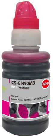 Чернила Cactus CS-GI490MB пурпурный100мл для Canon Pixma G1400/G2400/G3400