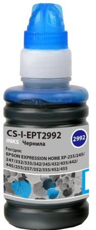 Чернила Cactus CS-I-EPT2992 голубой100мл для Epson Expresion Home XP-235/332/335/432/435