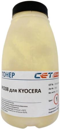Фото - Тонер Cet PK208 OSP0208Y-50 желтый бутылка 50гр. для принтера Kyocera Ecosys M5521cdn/M5526cdw/P5021cdn/P5026cdn тонер cet pk208 osp0208y 500 yellow